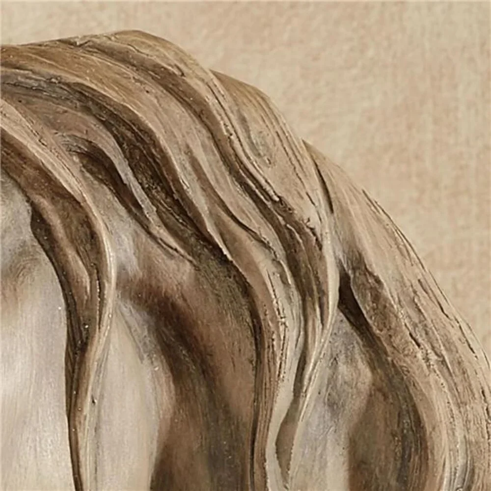 Touch of Class Loving Horses Table Sculpture Tan - Light Brown - Made of Resin